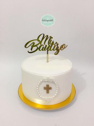 Torta Bautizo en Medellín - Cake by Dulcepastel.com