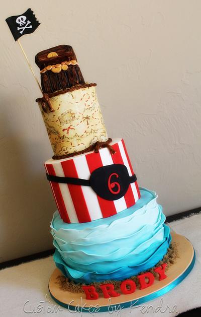 Brody's Pirate Cake - Cake by Kendra