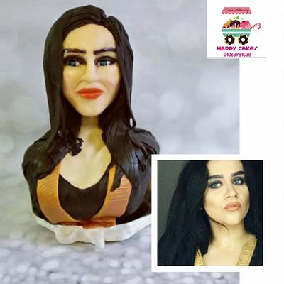 Bust cake - Cake by Dina Wagd Alhwary