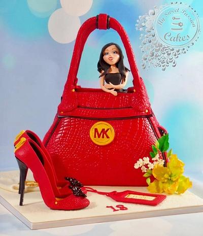 18th Birthday Handbag and Shoes - Cake by Beata Khoo
