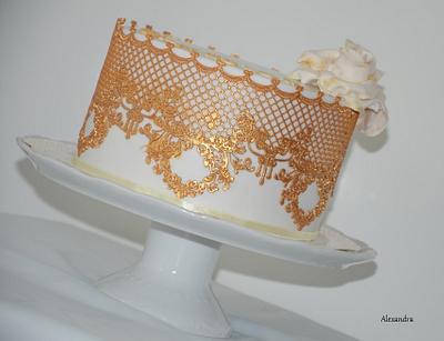 Wedding gold cake - Cake by Torty Alexandra