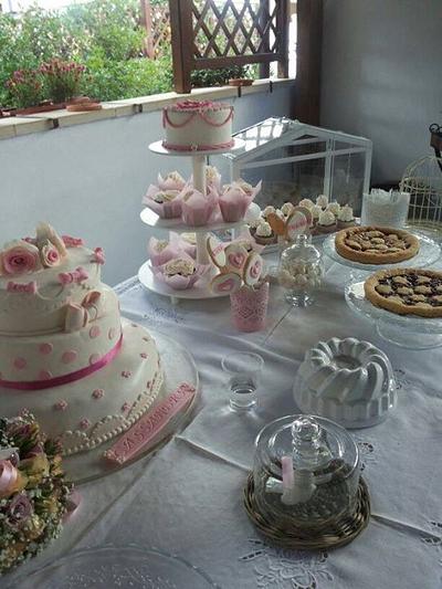 buffet for first comunion - Cake by Adrianapasticciando
