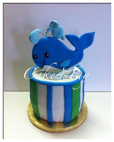 Baby Whale - Cake by Angel Chang