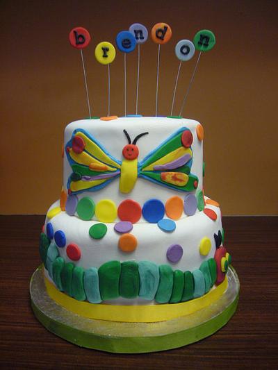 Very Hungry Caterpillar Cake - Cake by Sarah F