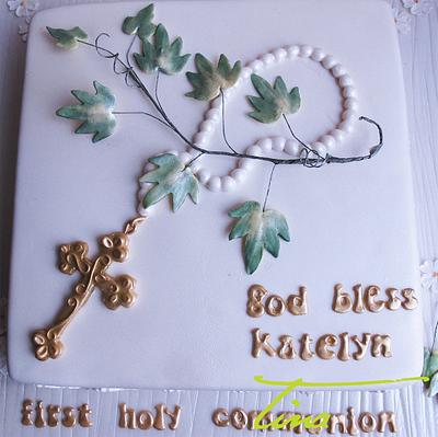 Holy Communion - Cake by Tina Jadav