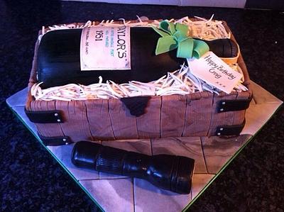 Bottle of port cake - Cake by Looby69