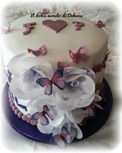 Anniversary cake  - Cake by Debora 