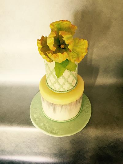 Pretty Parrot Tulip - Cake by The Elusive Cake Company