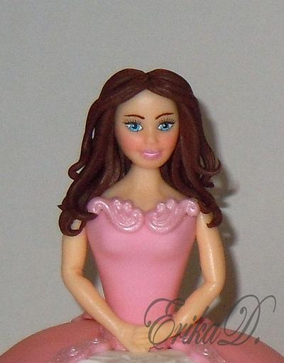 marzipan barbie - Cake by Derika
