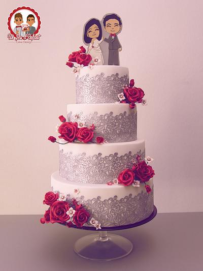 Cute Wedding  - Cake by CAKE RÉVOL
