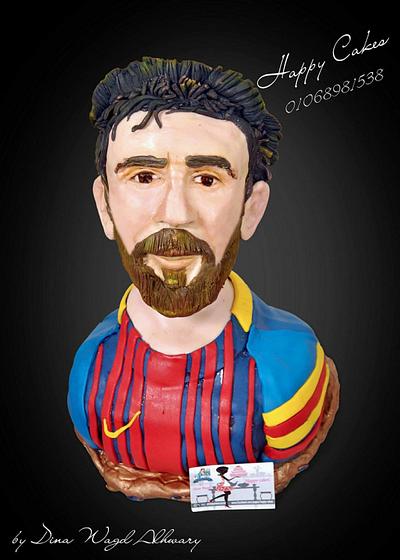 Lionel messi cake - Cake by Dina Wagd Alhwary