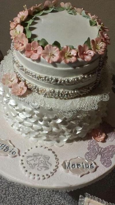 Wedding cake - Cake by Sally