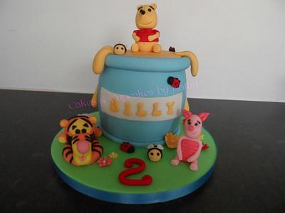 Hunnypot with Pooh, Tigger and Piglet - Cake by Kathy 