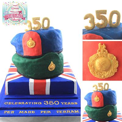 Royal Marines 350 - Cake by Sheridan @HalfBakedCakery