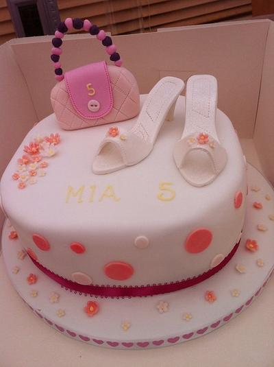 Shoe and Handbag Cake - Cake by Sugarsilly