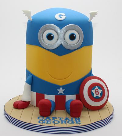 Captain Minion Birthday Cake - Cake by looeze
