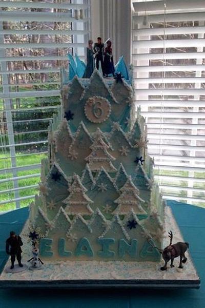 "Frozen" - Cake by How Sweet It Is