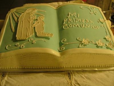 first communion cake - Cake by Bizcochosymas
