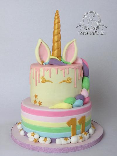 Unicorn Drip Cake - Cake by torte trifft stil