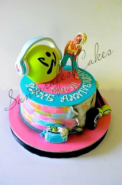 Zumba Cake  - Cake by Santarafeshcakes