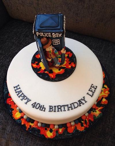 Doctor Who Tardis Cake - Cake by Caron Eveleigh