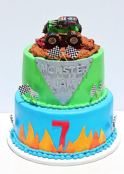 Monster Jam - Cake by Kerrin