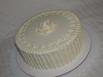 Simple Ivory - Cake by Tiffany Palmer