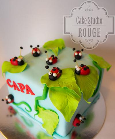Ladybugs - Cake by Ceca79