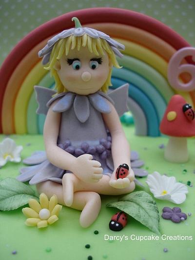 Close up of flower fairy - Cake by DarcysCupcakes