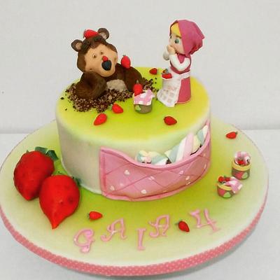 Masha e orso  - Cake by Sabrina Adamo 