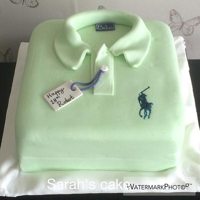 Polo shirt cake - Cake by Sarah's cakes