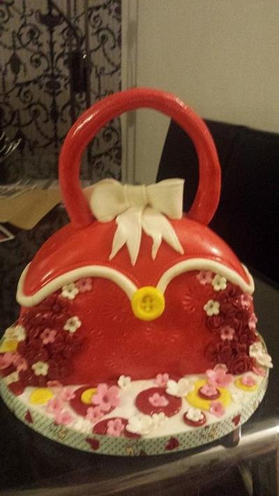 red handbag - Cake by sonic155