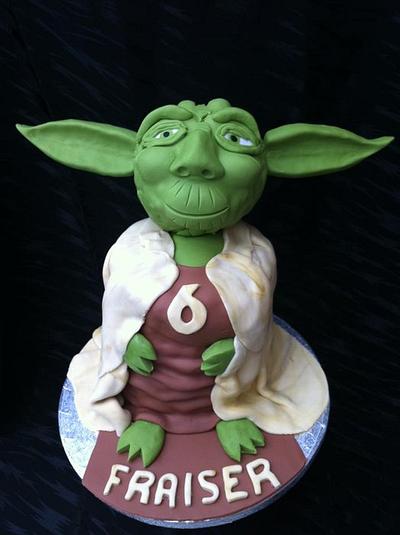 Star Wars Yoda Cake - Cake by Rebecca