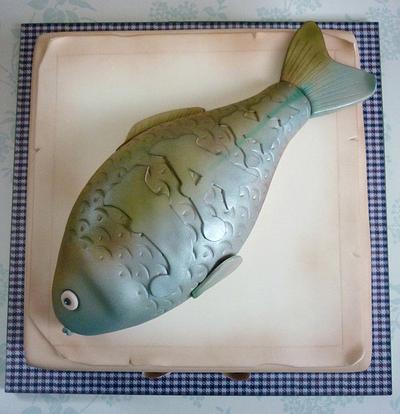 Fish wedding cake - Cake by Isabelle Bambridge