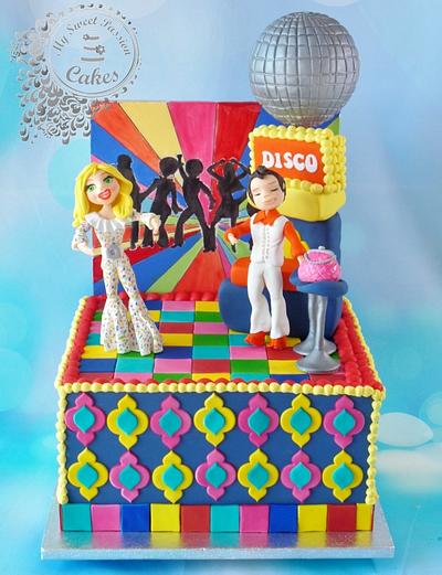 70s Disco - Cake by Beata Khoo