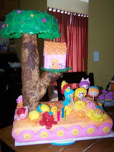 Lallaloopsy Cake - Cake by grandmaB
