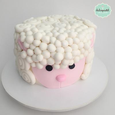 Torta Ovejita - Sheep cake - Cake by Dulcepastel.com
