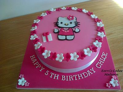 Hello Kitty  - Cake by Kerri's Cakes