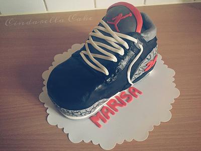 Jordan Shoe  - Cake by CindarellaCake