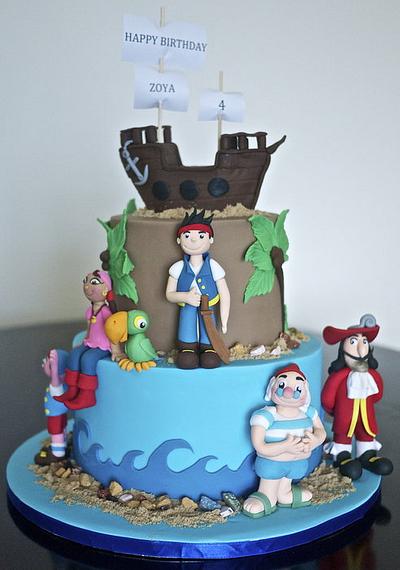 Jake and the neverland Pirates - Cake by Partymatecakes 