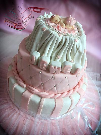 BAPTISM CAKE  - Cake by yummytreatsbyann