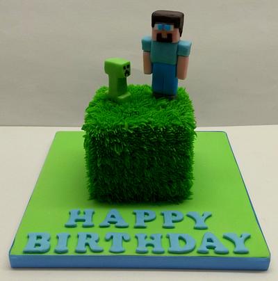 Mini Minecraft  - Cake by Sarah Poole