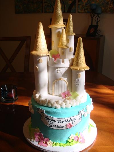 Castle in the clouds - Cake by Dream Slice Cakes