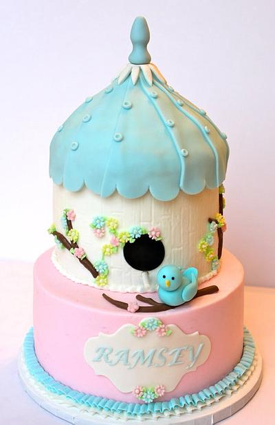 Spring birdhouse - Cake by Kerrin
