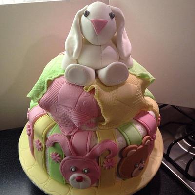 Special 1st birthday cake  - Cake by Claire Trainor-Hayes (Pretty Petals Cakery) 