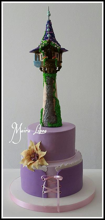 Rapunzel - Cake by Maira Liboa