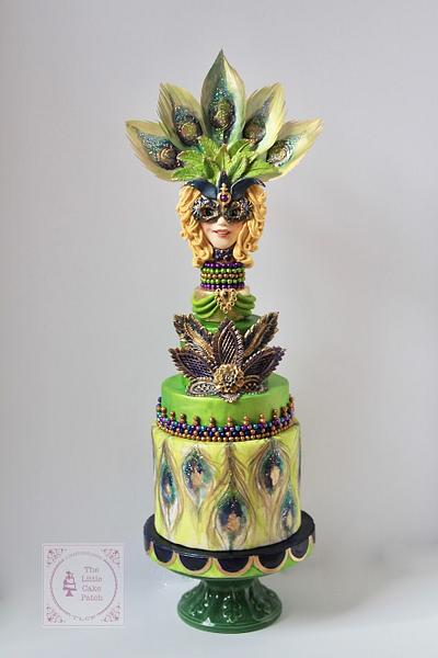 Mardi Gras Carnival Cakers Collaboration  - Cake by Joanne Wieneke