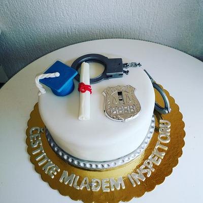 Cake for police girl  - Cake by Cakebysabina