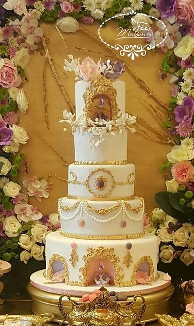 	WEDDING CAKE BAROQUE - Cake by Fées Maison (AHMADI)