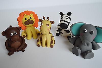 Wild animals - cake toppers - Cake by Everything's Cake